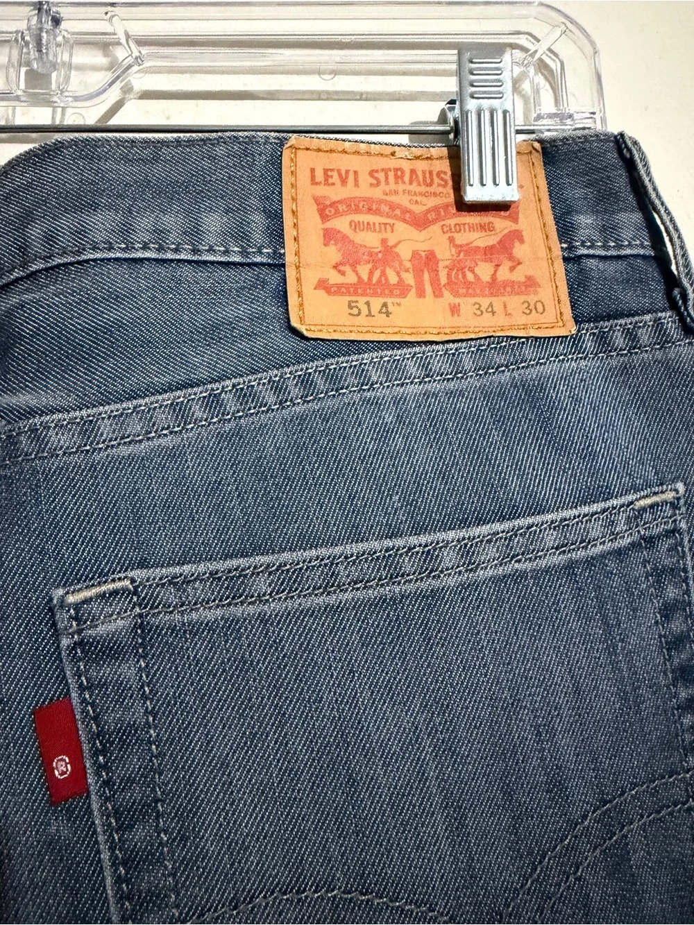 Levi's Men's Straight Leg Jeans - Light Blue Wash